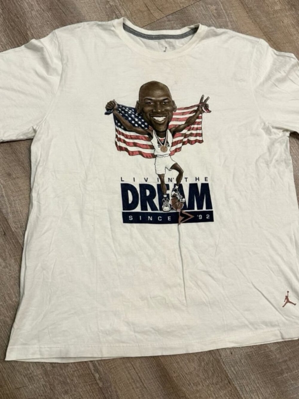 Air Jordan "Livin' the Dream Since '92" graphic T-shirt Size 2XL